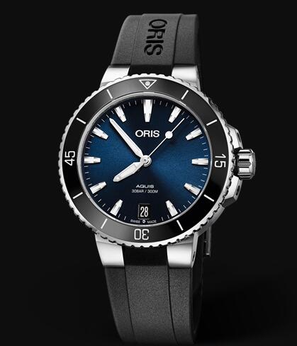 Review Oris Aquis Date 36.5mm Replica Watch 01 733 7731 4135-07 4 18 64FC - Click Image to Close